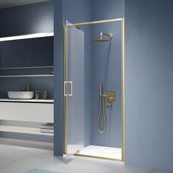 Душевая дверь RGW SV-05-2-Gb 900xx2000 стекло ребристое, профиль золото браш (703205209-156)