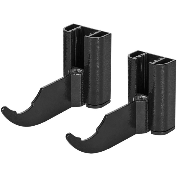 Комплект настенных регулируемых кронштейнов Stout (2 шт.) черный RAL 9005 (SKU-0320-000080 9005) Комплект настенных регулируемых кронштейнов Stout (2 шт.) черный RAL 9005 (SKU-0320-000080 9005)