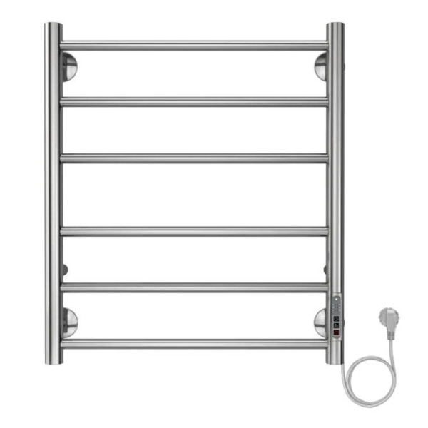 Полотенцесушитель электрический Azario Parma 500x600 хром Полотенцесушитель электрический Azario Parma 500x600 хром