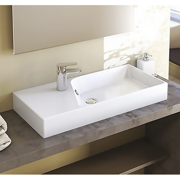 Раковина подвесная Jacob Delafon Rythmik 100x46 белая (EXN112-00)