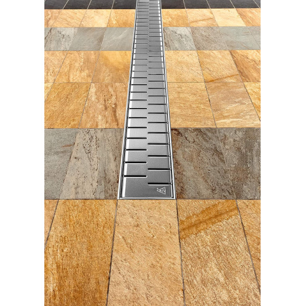 Лоток душевой 450 мм. MCH Chudej Medium (рамка из нерж. ст., решетка нерж. сталь глянцевая, боковой слив D 40) CH450MN Лоток душевой 450 мм. MCH Chudej Medium (рамка из нерж. ст., решетка нерж. сталь глянцевая, боковой слив D 40) CH450MN