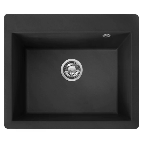Мойка для кухни Rea Lin black гранит 60x50x22,5 черная (ZLE-00129)