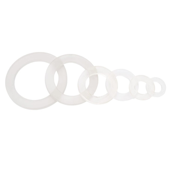 Набор прокладок "Сантехник" № 3 (ПВХ прозрачные) (10148) Набор прокладок "Сантехник" № 3 (ПВХ прозрачные) (10148)