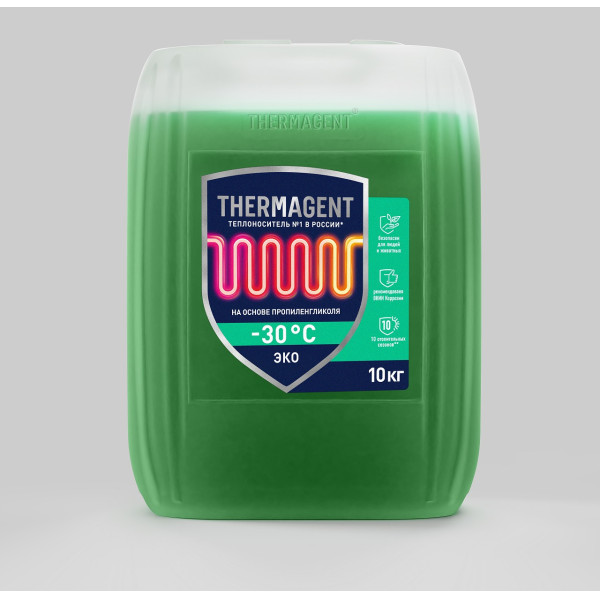 Теплоноситель Thermagent Eko-30 10 кг (пропиленгликоль) (TA 602270) Теплоноситель Thermagent Eko-30 10 кг (пропиленгликоль) (TA 602270)