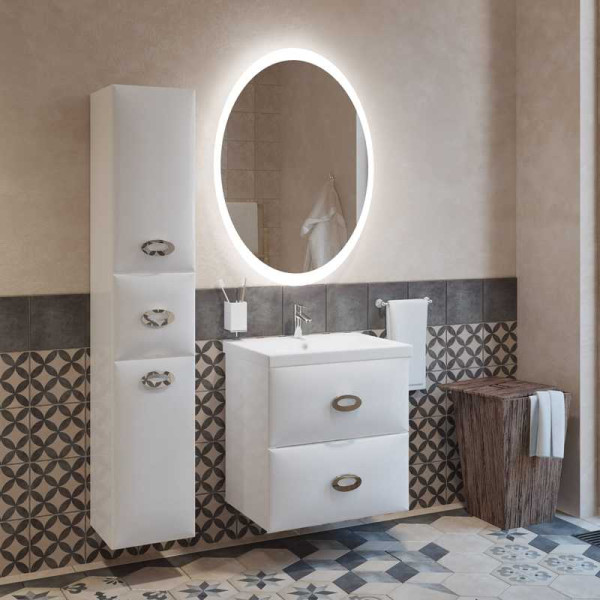 Зеркало Marka One Art 650*70*900 белое (У26290) Зеркало Marka One Art 650*70*900 белое (У26290)