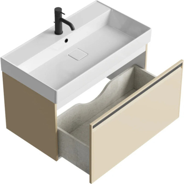 Тумба подвесная Aqwella Pure 792x443x464 капучино светлый (PUR0108KS)