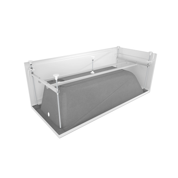 Ванна акриловая Метакам Light 170x70x43 белая (АВS_011277)