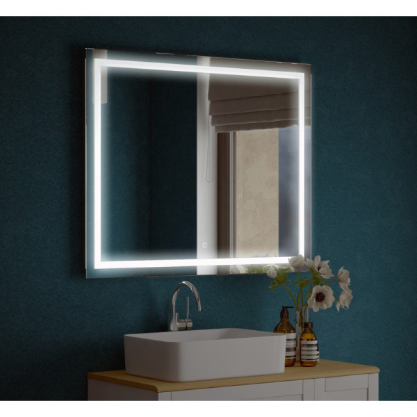 Зеркало Melodia Квадро 50х80 LED с сенсорным выключателем гор./верт. (MFR80093ZZ)