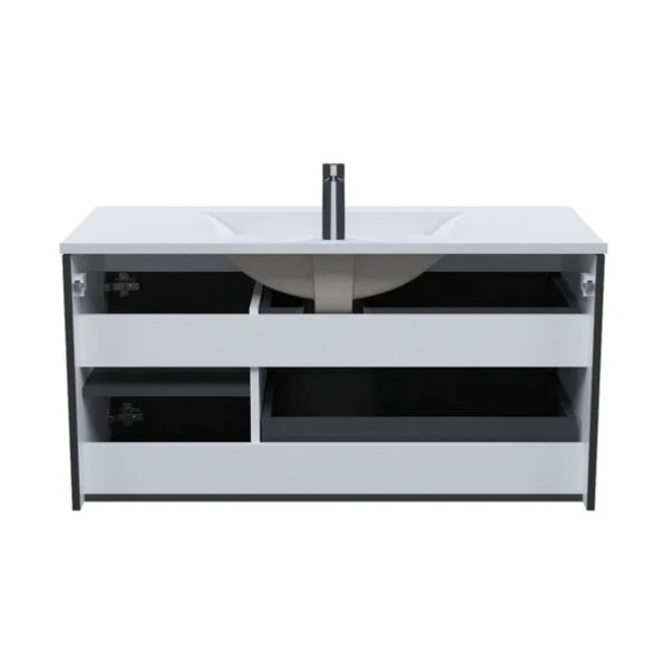 Тумба подвесная Iddis Bild 100x47x50 темно-серый (BIL10G0i95)