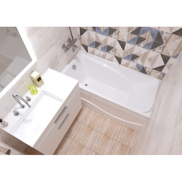 Ванна акриловая Bach Марианна 170*77 система 0, с каркасом