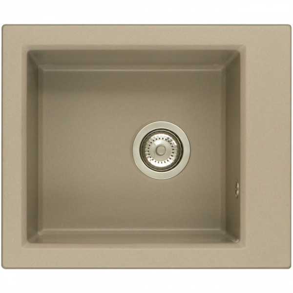 Мойка для кухни врезная Aquaton Линеа 434x517x228 серый шелк (1.A732.9.32L.W25.0)