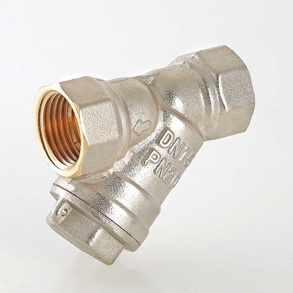 Фильтр косой 3/4" ВВ Valtec никель (VT.192.N.05) Фильтр косой 3/4" ВВ Valtec никель (VT.192.N.05)