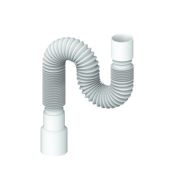 Труба гофрированная 40x40/50 800 мм Unicorn D80