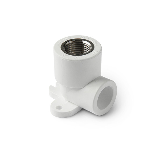 Водорозетка PP-R 20*1/2"В "Pro Aqua" (латунь, белая) (PA28008P) Водорозетка PP-R 20*1/2"В "Pro Aqua" (латунь, белая) (PA28008P)