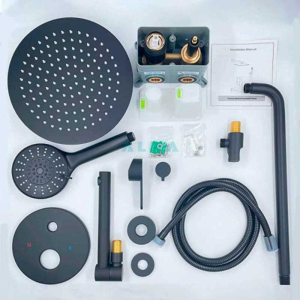 Душевая система ALMAes Ruver черная матовая (TVZ-8830) Душевая система ALMAes Ruver черная матовая (TVZ-8830)