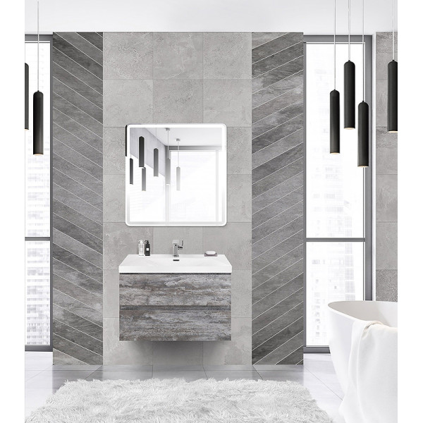 Тумба подвесная Cezares Molveno 46 80x50 Legno Grigio (MOLVENO 46-80-2C-SO-LG)