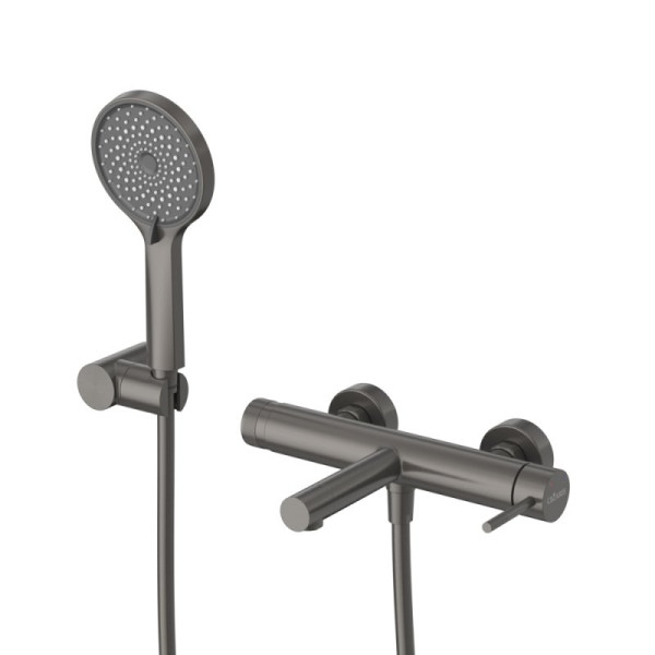 Смеситель для ванны и душа Cezares Relax оружейная сталь матовый (RELAX-VD-GM) Смеситель для ванны и душа Cezares Relax оружейная сталь матовый (RELAX-VD-GM)