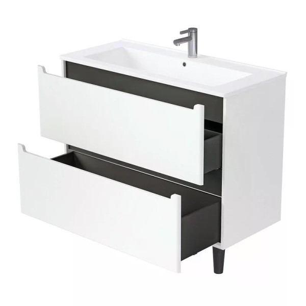 Тумба напольная 1Marka Coda 85Н 2я (Оскар 850) без раковины белая перламутровая (Ц0000042343) Тумба напольная 1Marka Coda 85Н 2я (Оскар 850) без раковины белая перламутровая (Ц0000042343)