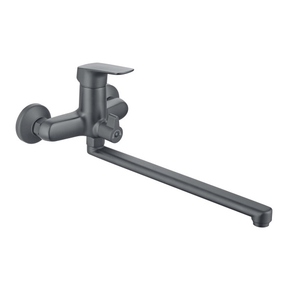 Смеситель для ванны и душа Aquatek Вега оружейная сталь (AQ1042BGM) Смеситель для ванны и душа Aquatek Вега оружейная сталь (AQ1042BGM)