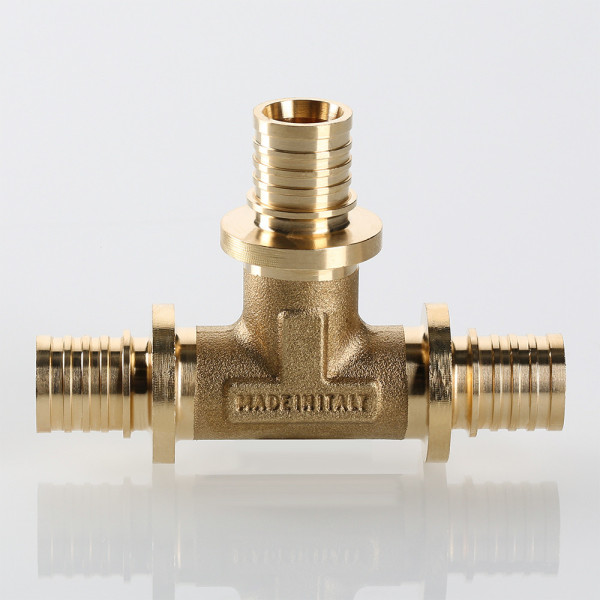 Тройник 25х25х25 Valtec PE-Xa VTm.431.BG (латунь) VTm.431.BG.252525 Тройник 25х25х25 Valtec PE-Xa VTm.431.BG (латунь) VTm.431.BG.252525