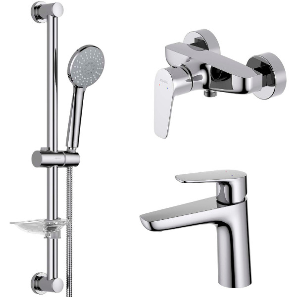 Комплект смесителей Aquatek Бетта Set 3 в 1 AQ1110CR+AQ1160CR+AQ2013CR (AQ1131CR) Комплект смесителей Aquatek Бетта Set 3 в 1 AQ1110CR+AQ1160CR+AQ2013CR (AQ1131CR)
