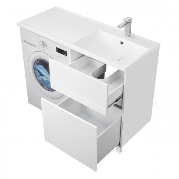 Тумба напольная Aquaton Лайн 579x496x783 белый (1.A232.1.01L.F01.0) Тумба напольная Aquaton Лайн 579x496x783 белый (1.A232.1.01L.F01.0)