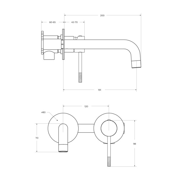 Смеситель для раковины встраиваемый Cezares Relax брашированное золото (RELAX-BLI2-1-BORO-W0) Смеситель для раковины встраиваемый Cezares Relax брашированное золото (RELAX-BLI2-1-BORO-W0)