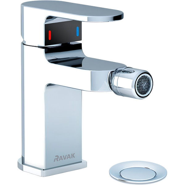 Смеситель для биде Ravak Chrome CR 055.00 с донным клапаном хром (X070055)