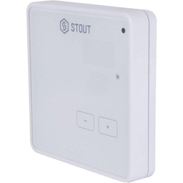 Терморегулятор Stout проводной комнатный R-9z, белый (STE-0101-009003) Терморегулятор Stout проводной комнатный R-9z, белый (STE-0101-009003)