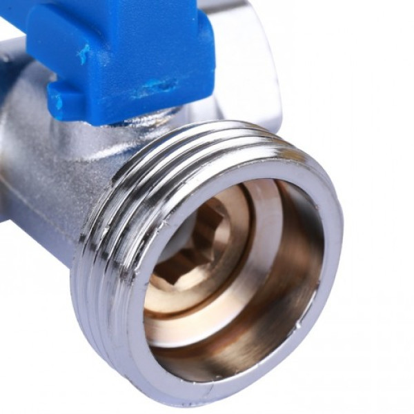 Кран проходной Stout 1/2"x3/4"x1/2" ВН шаровый Stout (SVB-0124-123412)