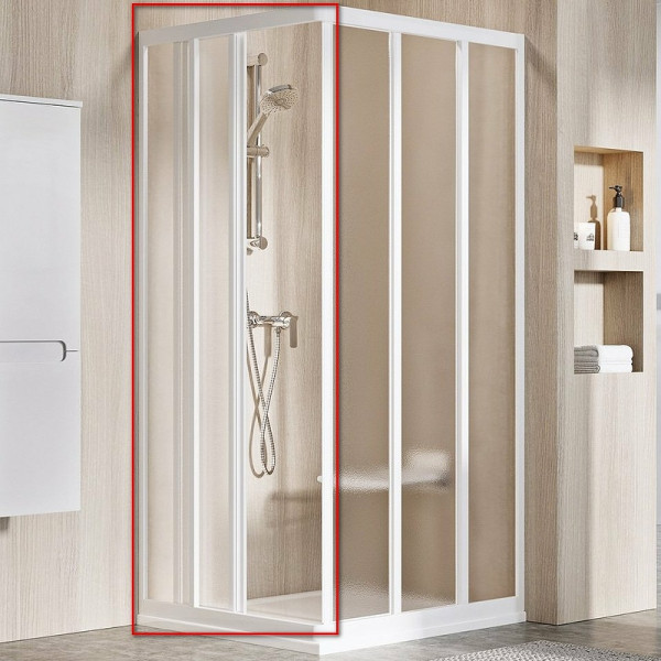 Дверь душевая Ravak Supernova 75x198 стекло матовое, профиль белый (15V301R2ZG)