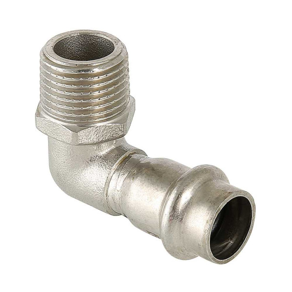 Переход угловой Valtec 28*3/4"Н (нерж.ст., пресс) (VTi.953.I.002805) Переход угловой Valtec 28*3/4"Н (нерж.ст., пресс) (VTi.953.I.002805)