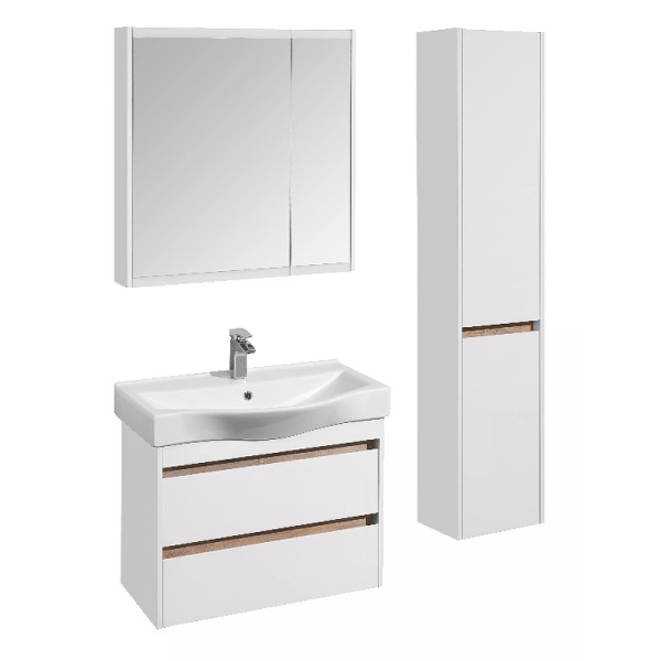 Шкаф зеркальный Aquaton Нортон 80 (1A249202NT010)