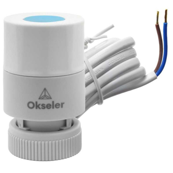 Сервопривод Okseler TurnOpen M30х1,5 с функцией ручного открывания 230 В NC (Oks01492)