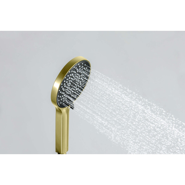 Душевой гарнитур Aquatek Лугано золото шлифованное (AQ2035BG) Душевой гарнитур Aquatek Лугано золото шлифованное (AQ2035BG)