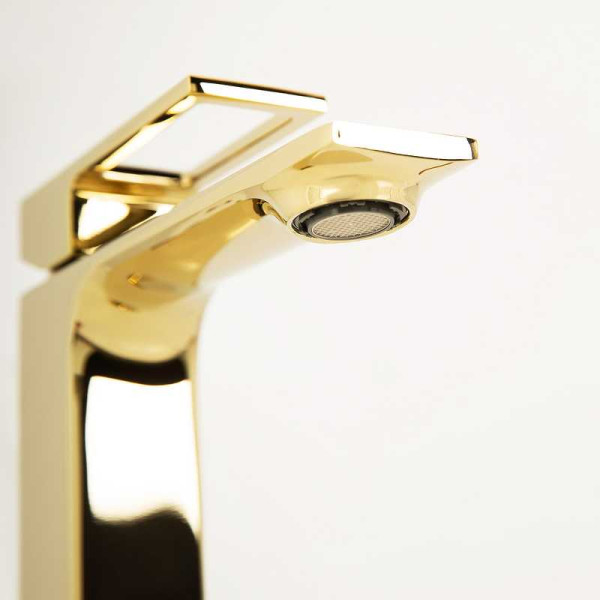 Смеситель для раковины Belbagno Luce золотой (LUC-LVM-ORO) Смеситель для раковины Belbagno Luce золотой (LUC-LVM-ORO)