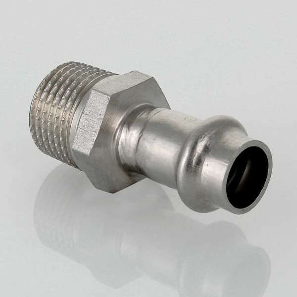 Переход Valtec 28*1"Н (нерж.ст., пресс) (VTi.901.I.002806) Переход Valtec 28*1"Н (нерж.ст., пресс) (VTi.901.I.002806)
