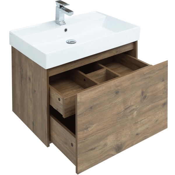 Тумба подвесная Aquanet Nova Lite 75 дуб рустикальный (1 ящик) (00249514) Тумба подвесная Aquanet Nova Lite 75 дуб рустикальный (1 ящик) (00249514)