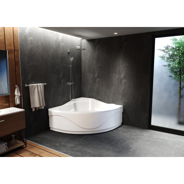 Ванна акриловая Bach Скат 150*150 система 0, с каркасом Ванна акриловая Bach Скат 150*150 система 0, с каркасом