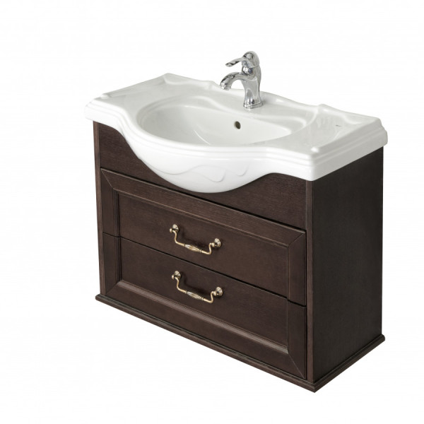 Тумба подвесная Roca America Evolution W 840x342x604 дуб темный (Z.RU93.0.295.2)