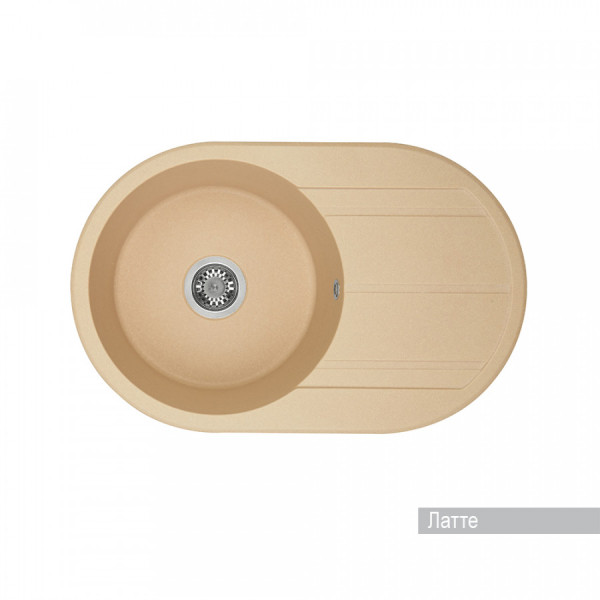 Мойка для кухни врезная Aquaton Амира 500x780x211 латте (1.A712.9.32A.I26.0)