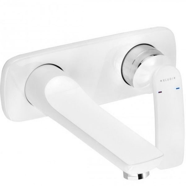 Смеситель для раковины Kludi Balance белый, внешняя часть (522469175) Смеситель для раковины Kludi Balance белый, внешняя часть (522469175)