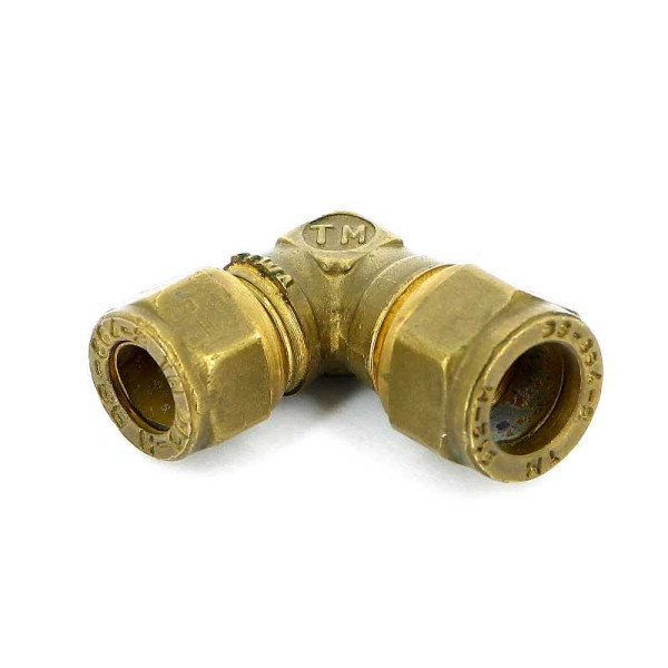 Соединение угловое 15x10 (обжим) Tiemme (1003G151000)