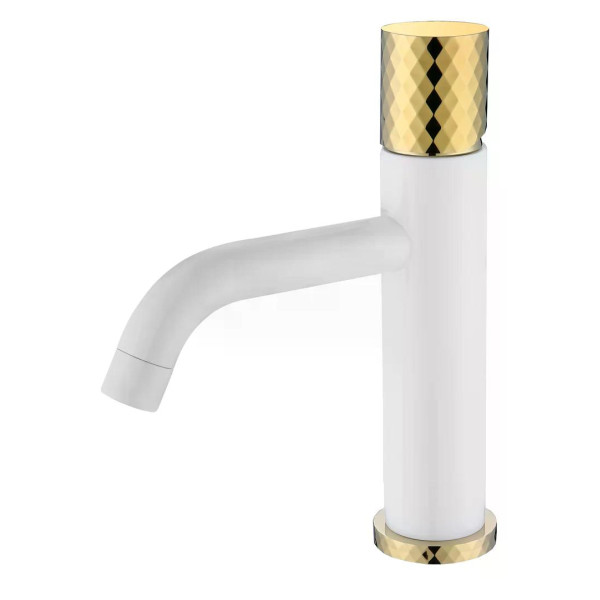 Смеситель для раковины Boheme Stick Белый (121-WG)