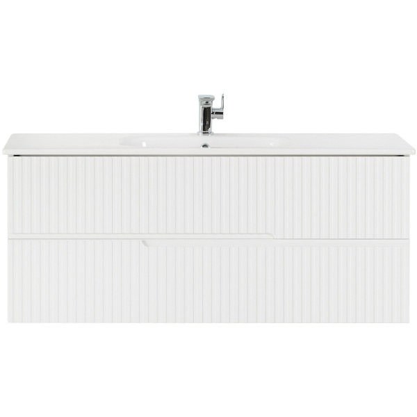 Тумба подвесная Cezares Duet 117x50 Bianco Opaco (DUET-120-2C-SO-BO)