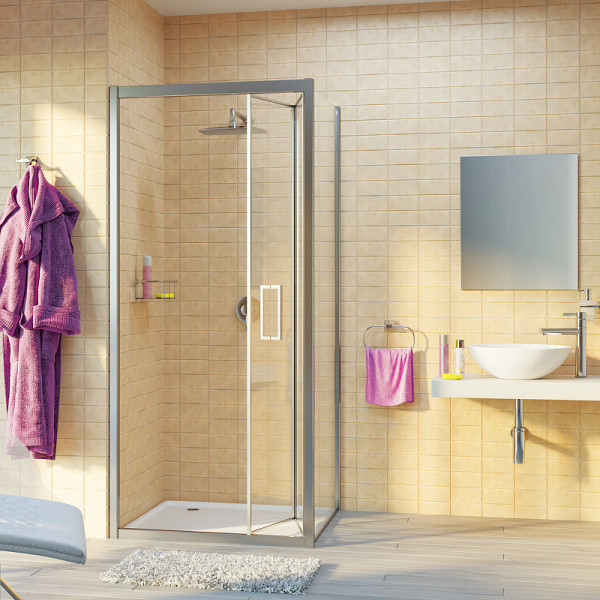 Душевая стенка WasserKRAFT Weser 78F 100х200 стекло прозрачное, профиль хром (78F10-RP100) Душевая стенка WasserKRAFT Weser 78F 100х200 стекло прозрачное, профиль хром (78F10-RP100)