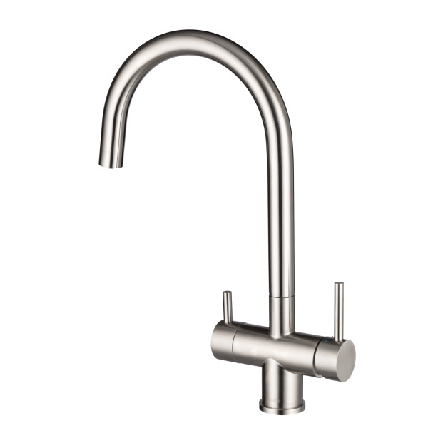 Смеситель для кухни Swedbe Selene Plus с каналом для фильтрованной воды нержавеющая сталь (8042) Смеситель для кухни Swedbe Selene Plus с каналом для фильтрованной воды нержавеющая сталь (8042)