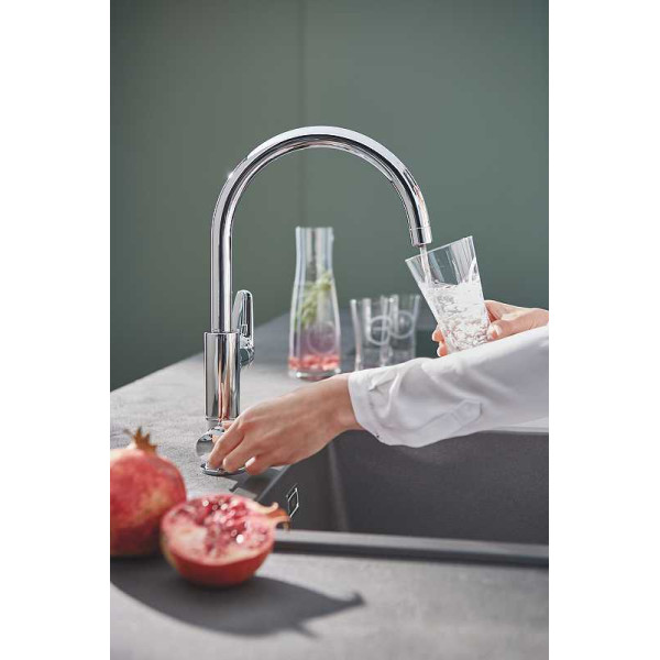 Смеситель для кухни Grohe Blue Pure Eurosmart с функцией фильтрации воды, хром (31722000)