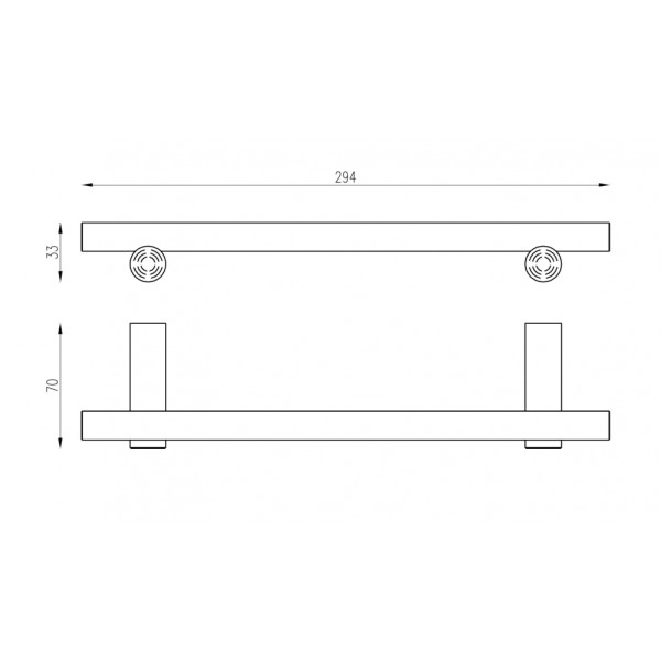 Полотенцедержатель Abber Osten 316 сталь брашированная (AA1853BST) Полотенцедержатель Abber Osten 316 сталь брашированная (AA1853BST)