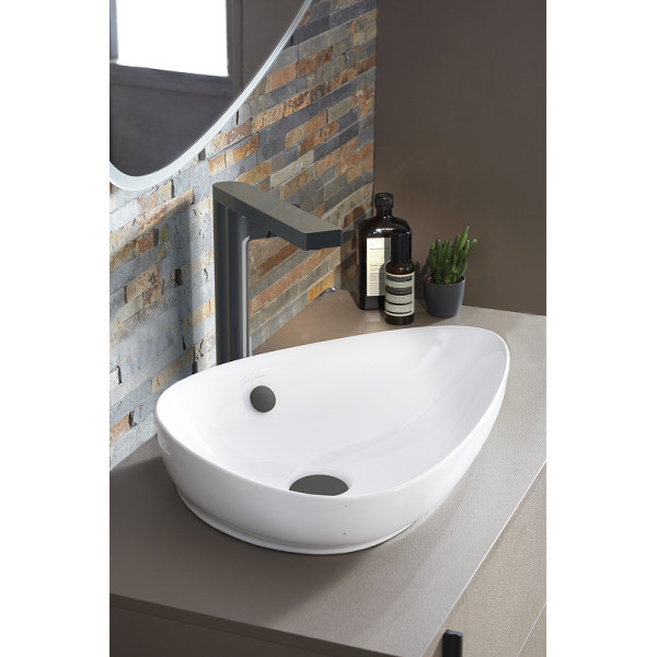 Раковина накладная Jacob Delafon Nouvelle Vague 56x40 белая (EVI102-00) Раковина накладная Jacob Delafon Nouvelle Vague 56x40 белая (EVI102-00)